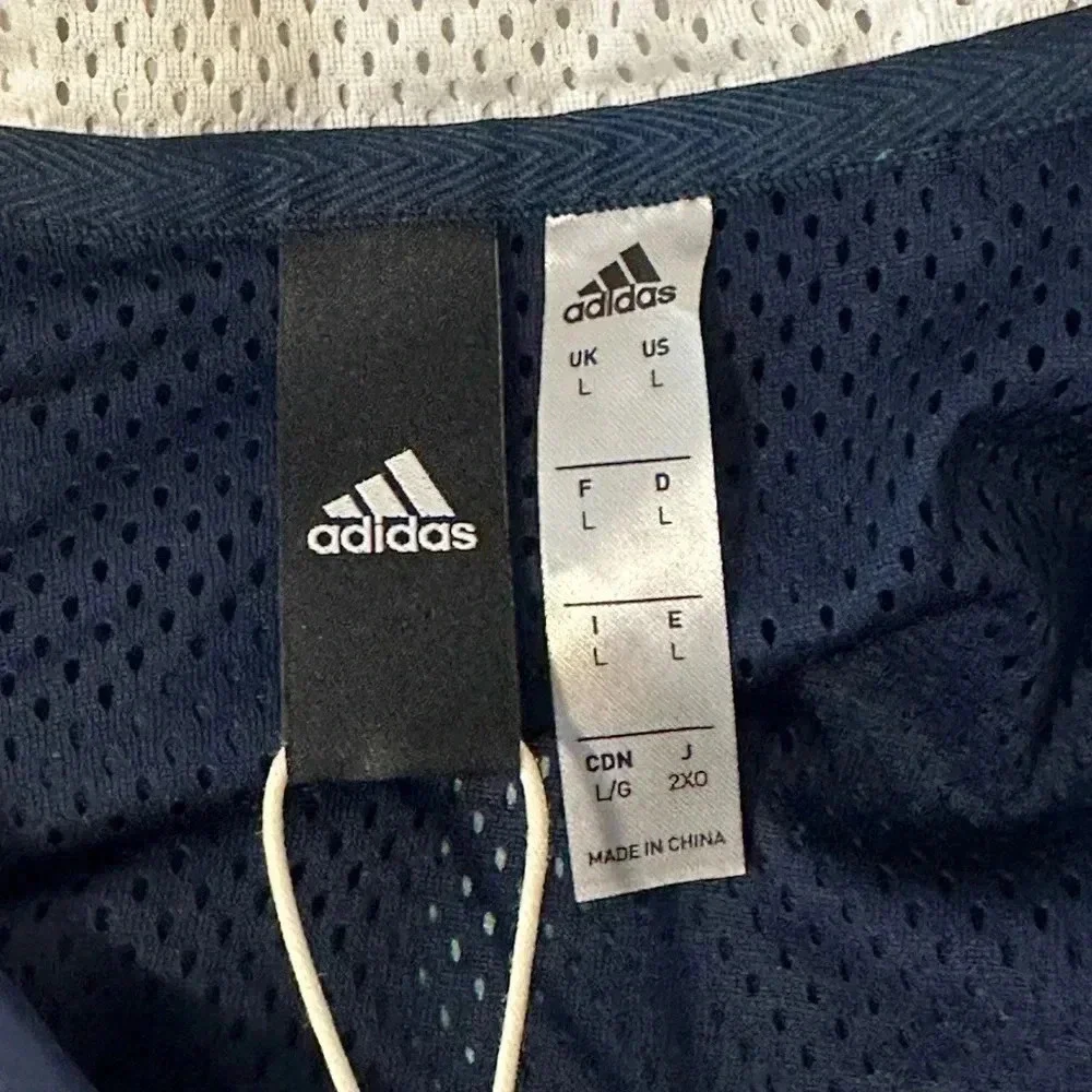 Adidas Men's ID Athletics Woven Shell Jacket, Blue.‎ Green. Size Large. NWT’s